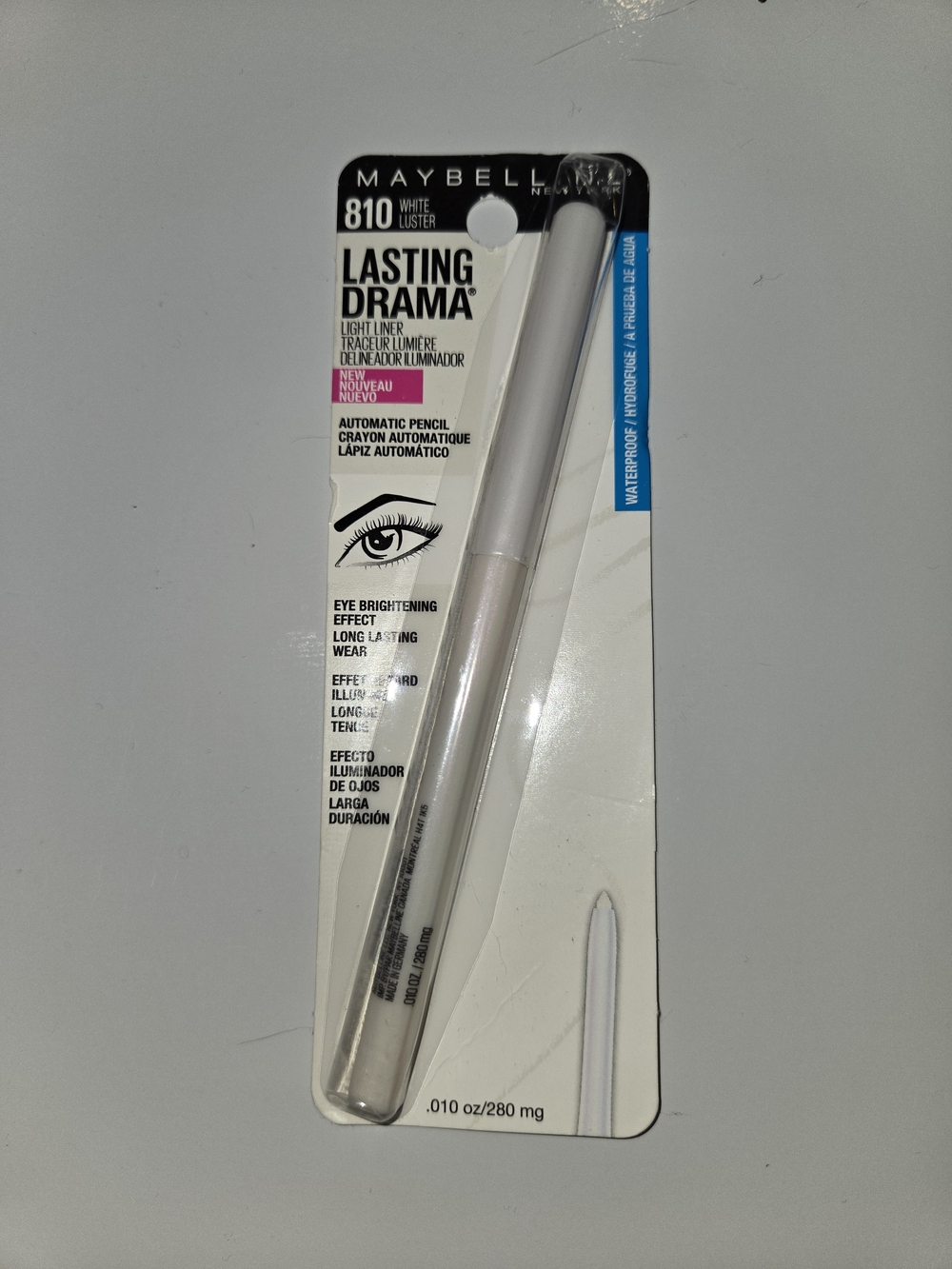 Maybelline Lasting Drama Light Liner Pencil 810 White Luster
